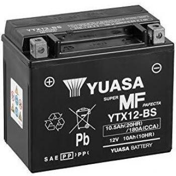 Yuasa Batería sin mantenimiento YTX12-BS