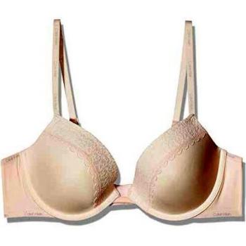 Calvin Klein Plunge Sujetador con Push-up, Rosa