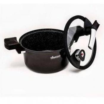 Olla de Baja Presión Easy Cook Amercook para Inducción, 5 Litros, Color Negro