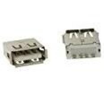 Conector USB A Hembra Simple 180° para Montaje en PCB