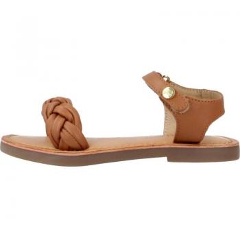 Gioseppo Sandalias de Piel Cuero para Niña con Trenza Acolchada en color Marrón