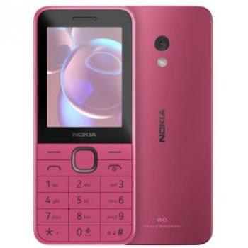 Teléfono Básico Nokia 225 (2024) 4G Dual SIM 2.4 Rosa con Bluetooth y Cámara