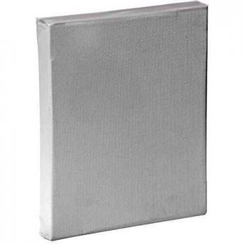 Lienzos Levante Lienzo de Algodón en Blanco, Listones de 46x32 mm 3D, Imprimación Acrílica, 50x40 cm