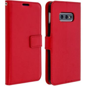Funda cartera Vintage para Samsung Galaxy S10e - Roja