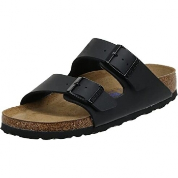Birkenstock Arizona Unisex Black Birko-Flor Sandals