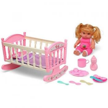 BB Kids-Muñeca Bebé Baby World con Accesorios y Ropa de Calidad Premium