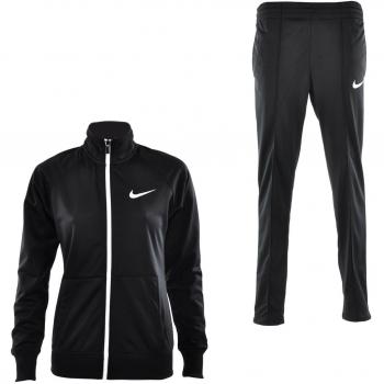 Nike Polywarp Raglan W Up Were - Chándal para mujer, color negro / blanco, talla XS