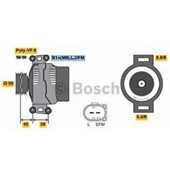 Bosch 986046320 Alternador