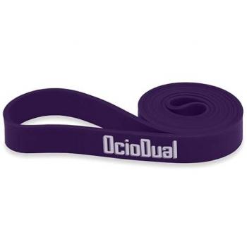 Banda Elástica de Resistencia Morada para Fitness y Yoga, 32mm, Niveles de Resistencia 18-36KG