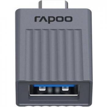 Adaptador USB-C a USB-A Rapoo UCA-1011 Gris para Conexiones Rápidas