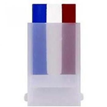 Stick de Maquillaje Tricolor - Azul, Blanco y Rojo - 3 en 1 - Para Adultos - Uso Exterior
