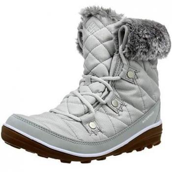 Columbia Heavenly Shorty Camo Omni-Heat, Zapatillas de Senderismo Mujer, Grey Ice White, 38 EU