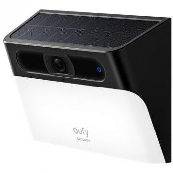Eufy Solar Wall Light Cam S120 2K WiFi Security Camera, Outdoor, IP65 Waterproof, 2304 x 1296 pixels, Wireless, Motion Activated Light, AI Detection, Forever Power