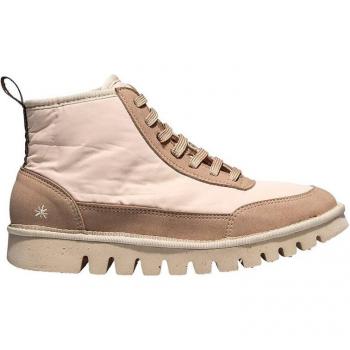 Botines unisex 1585 de piel y ante, color salino/ontario, con cierre de cordones, para hombre/mujer