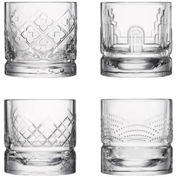 Set de 4 vasos de whisky Dandy 30 cl - La Rochère - Transparente - Cristal
