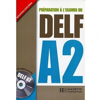DELF A2 Exam Preparation Textbook with Audio CD