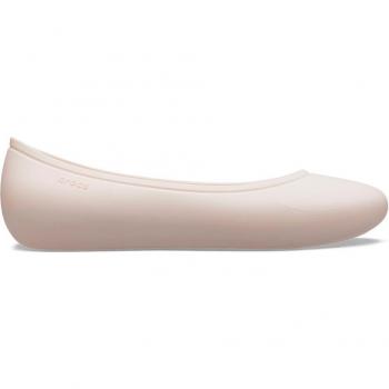 Crocs Women's Brooklyn Flat Ballerinas - Light Pink, Size 38-39