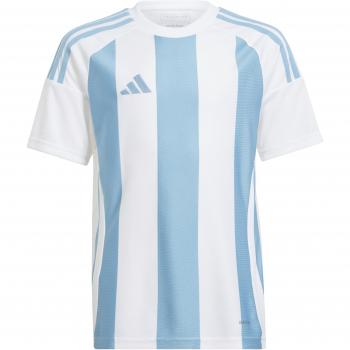 Camiseta de fútbol adidas Striped 24 infantil unisex azul claro 140