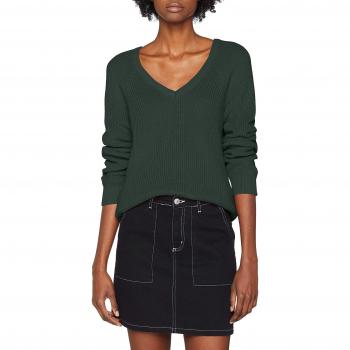 Vila Clothes Vimyntani Knit Pointelle L/s Top-Noos, suéter para Mujer, Verde Garden Topiary, 40