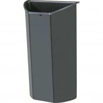 Exacompta Modern'line - Compartimiento semi-circular para papelera, 4.5 l, color gris