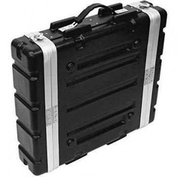 Estante KR-19 de plástico, 2U, DD, negro