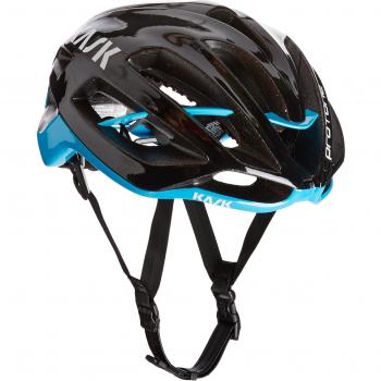 Kask Protone, Casco de Ciclismo Multiuso, Negro/Azul, M