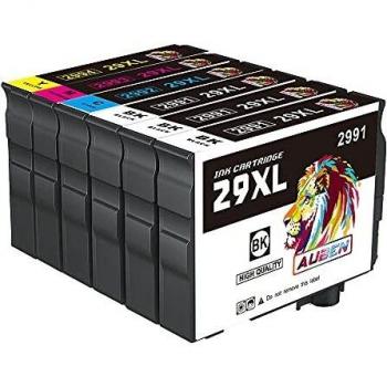 AUBEN 29XL Cartuchos de Tinta Reemplazo para 29XL Compatible con Expression Home XP-235 XP-245 XP-247 XP-255 XP-257 XP-332 XP-335 XP-342 XP-345 XP-352 XP-355 XP-432 XP-435 XP-442 XP-445 XP-452 XP-455