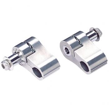 BBB BCB-92 HydroClamp Brake Hose Holder - 2 Pack Silver