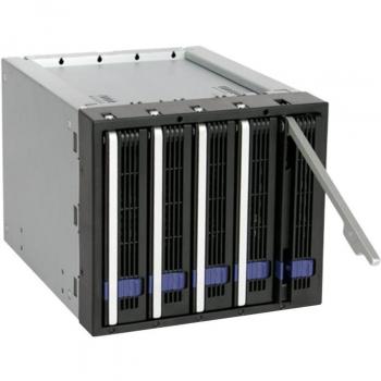 Icy Dock MB155SP-B Caja para Disco Duro Externo 3.5 Negro con Chasis Intercambiable