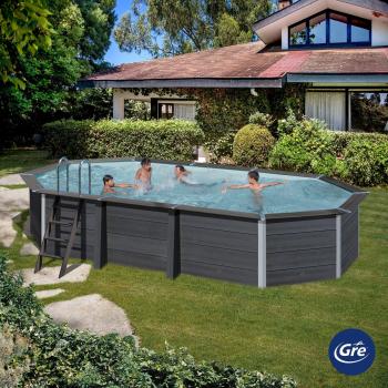 Piscina de Madera Composite Avantgarde 664x386x124 cm Gre KPCOV66L