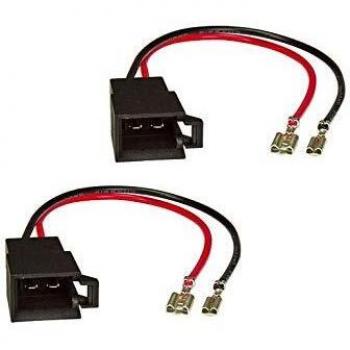 Baseline - Juego de adaptadores para altavoces DIN para Audi, Opel, Renault, Seat, Volkswagen, etc.