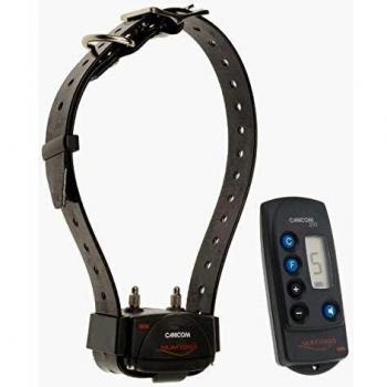 Collar antiladrido Num'Axes CANICOM 200 - Collar antiladrido, control de ladridos, tecnología de detección automática, 7 niveles de corrección ajustables, resistente al agua, adecuado para perros de diferentes tamaños