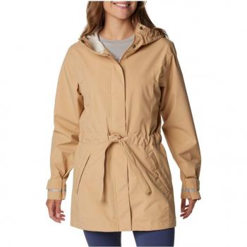 Columbia - Chaqueta impermeable de mujer Here and There™ Trench II Marrón (XS)