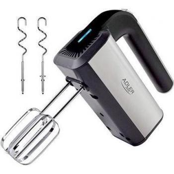 Batidora de mano Adler AD 4225 INOX 800 W Negro, Plata