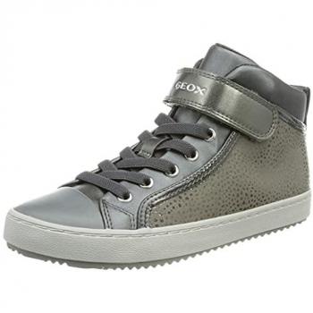Botines Geox Kalispera para Niña - Sneakers de Alta Calidad en Gris Oscuro, Talla 25 EU