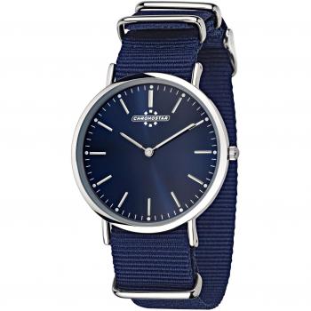 CHRONOSTAR Mens Analogue Quartz Watch with Nylon Strap R3751252004