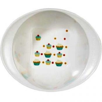 Bebeconfort 31000239 - Plato infantil de melamina, diseño de círculos
