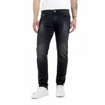 Replay Slim Fit Stretch Jeans 'Anbass' - Size 30/30 - Dark Blue/Black/Grey