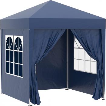 Carpa Plegable 2x2 m con 4 Paredes Laterales