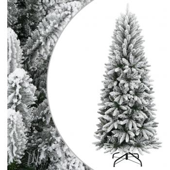 vidaXL Artificial Christmas Tree with Flocked Snow 150 cm PVC&PE