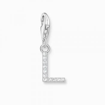 Colgante Charm Mujer Letra L en Plata de Ley 925 con Zirconias Blancas - Thomas Sabo 1940-051-14