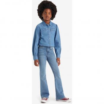 Pantalones Vaqueros Levi's 726 Flare de Niña, Alta Cintura, Color Azul, Tallas: 3Y, 4Y, 8Y, 10Y, 16Y