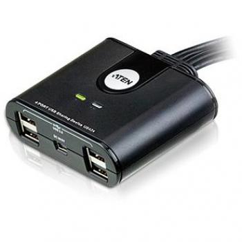 Aten US424 4-Port USB 2.0 Peripheral Sharing Device for 4 PCs