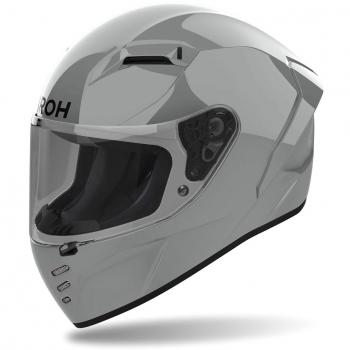 Casco Integral de Moto Airoh Connor Color Gris Claro (Tamaño L)