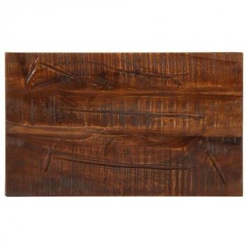 Tablero de Mesa Rectangular de Madera Maciza Reciclada 50x20x2,5 cm