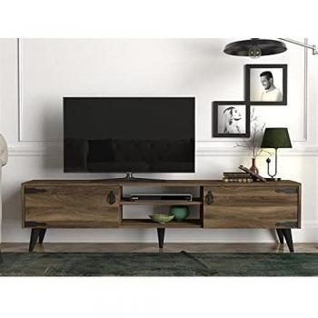 WoodenArt Le Noir Anthes 2 - Mueble para televisión, color nogal