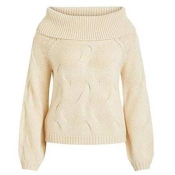 VILA ( BESTSELLER ) ) - Jersey Mujer Color: Cru Talla: S