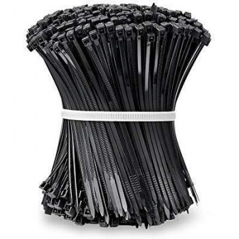 Beshine Bridas para Cables - 100mm x 2.5mm Bridas de Nailon, 1000 Unidades, Negro