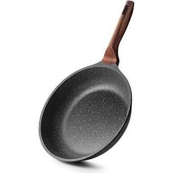 ilimiti 20CM Sartén de Piedra, 20cm sartenes antiadherentes, 8inch sarten Antiadherente, Apta para Todo Tipo de Cocina, Apto para Inducción y Lavavajillas