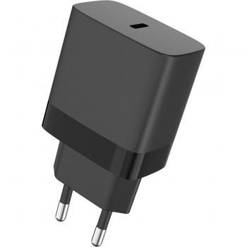 Cargador de pared negro Inves LT-349C15 + cable USB-C 1,5 m